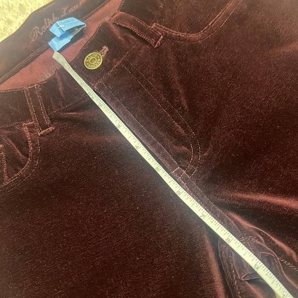 RALPH LAUREN Hampton Red Velvet Pants - Picture 11 of 16